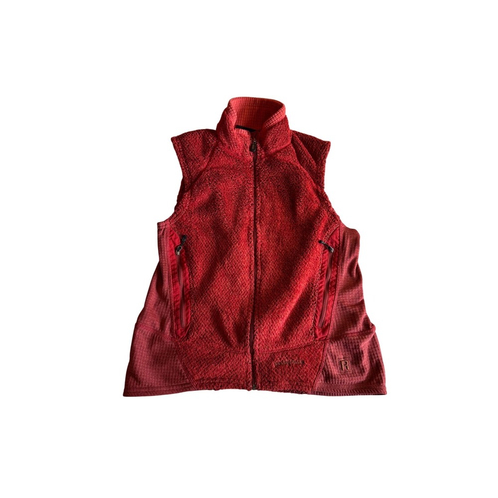 Vintage Patagonia‎ R2 Regulator Fleece Vest Womens Medium Red Polartec High Loft